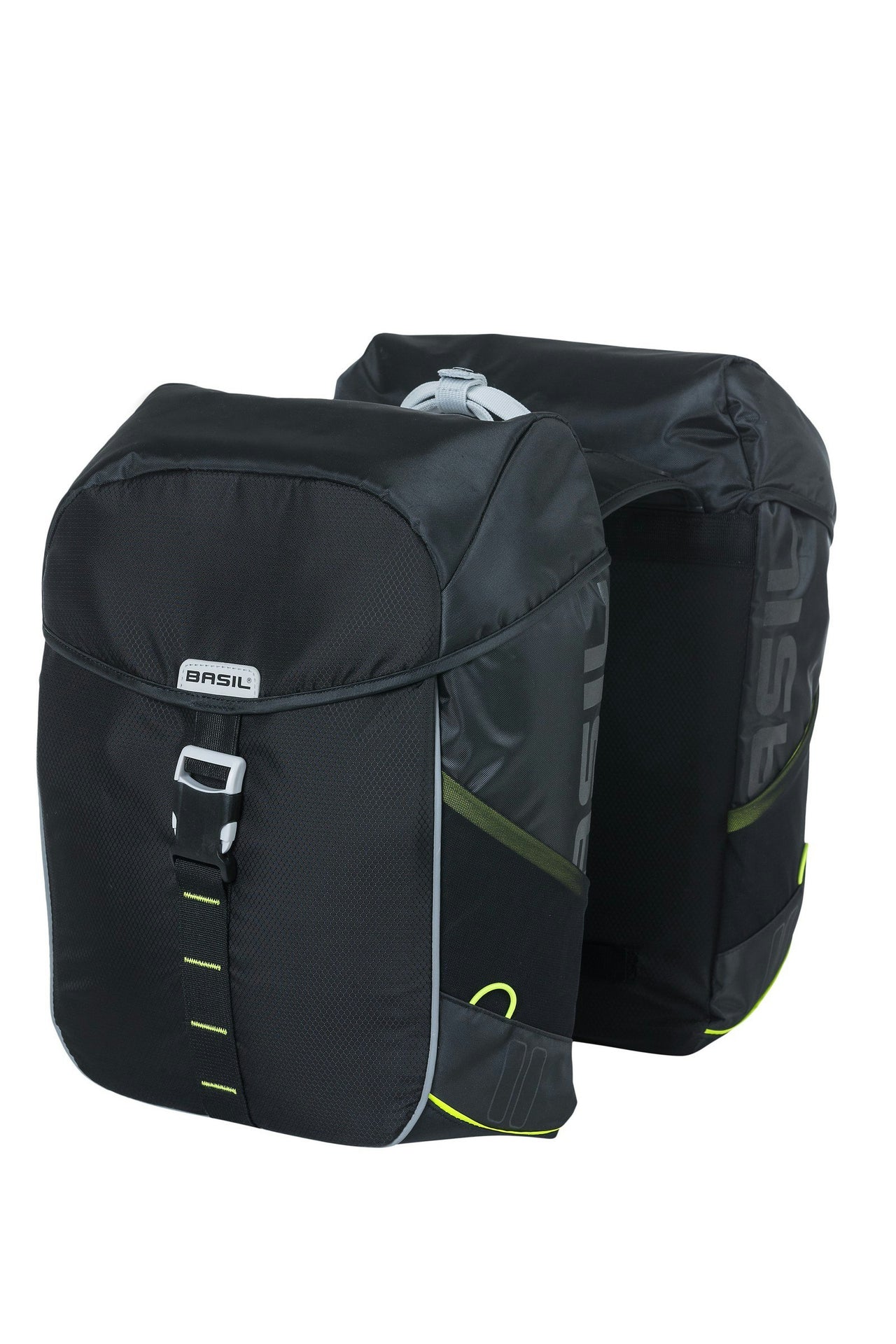Basil Miles Double Bag 34L Black Lime