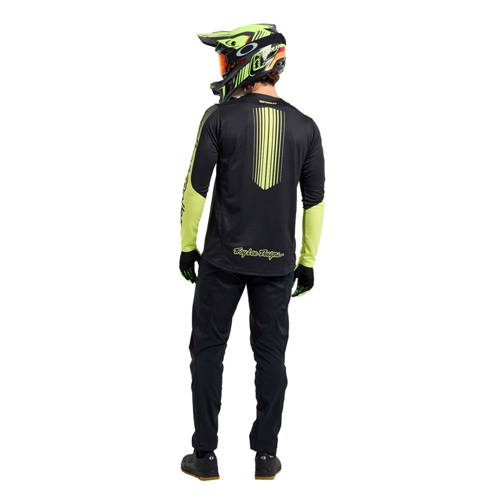 TLD 25.2 SPRINT JERSEY SEGMENT BLACK