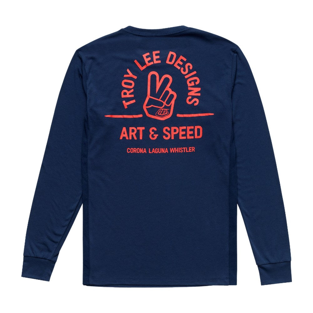TLD 25.2 SKYLINE LS RIDE TEE LOCALS MIDNIGHT