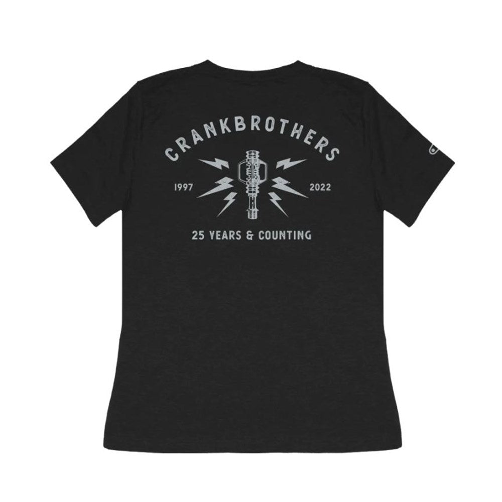 Crankbrothers Womens Tee 25Th Anniversary Black
