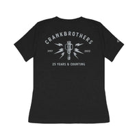Thumbnail for Crankbrothers Womens Tee 25Th Anniversary Black