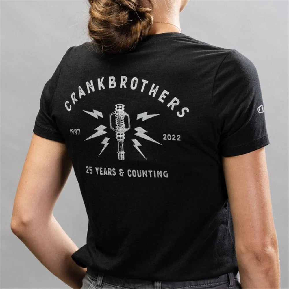 Crankbrothers Womens Tee 25Th Anniversary Black