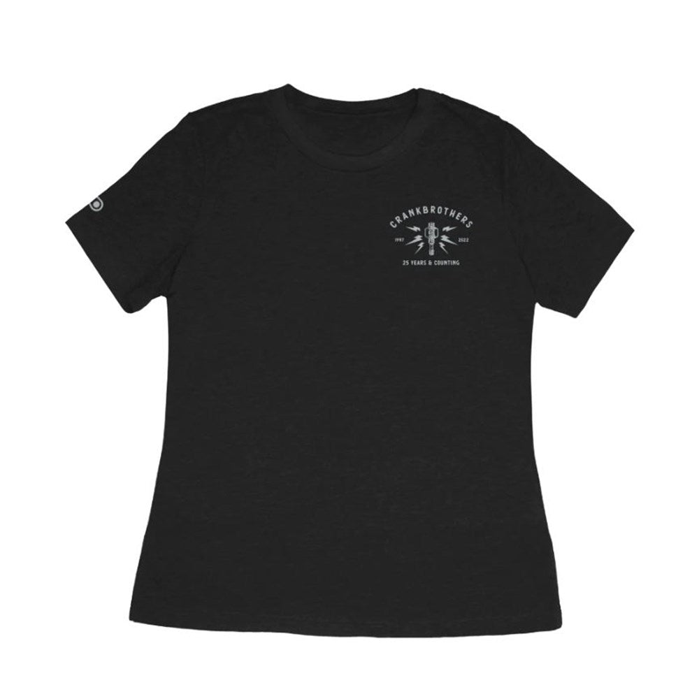 Crankbrothers Womens Tee 25Th Anniversary Black