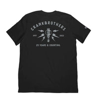 Thumbnail for Crankbrothers Tee 25Th Anniversary Black