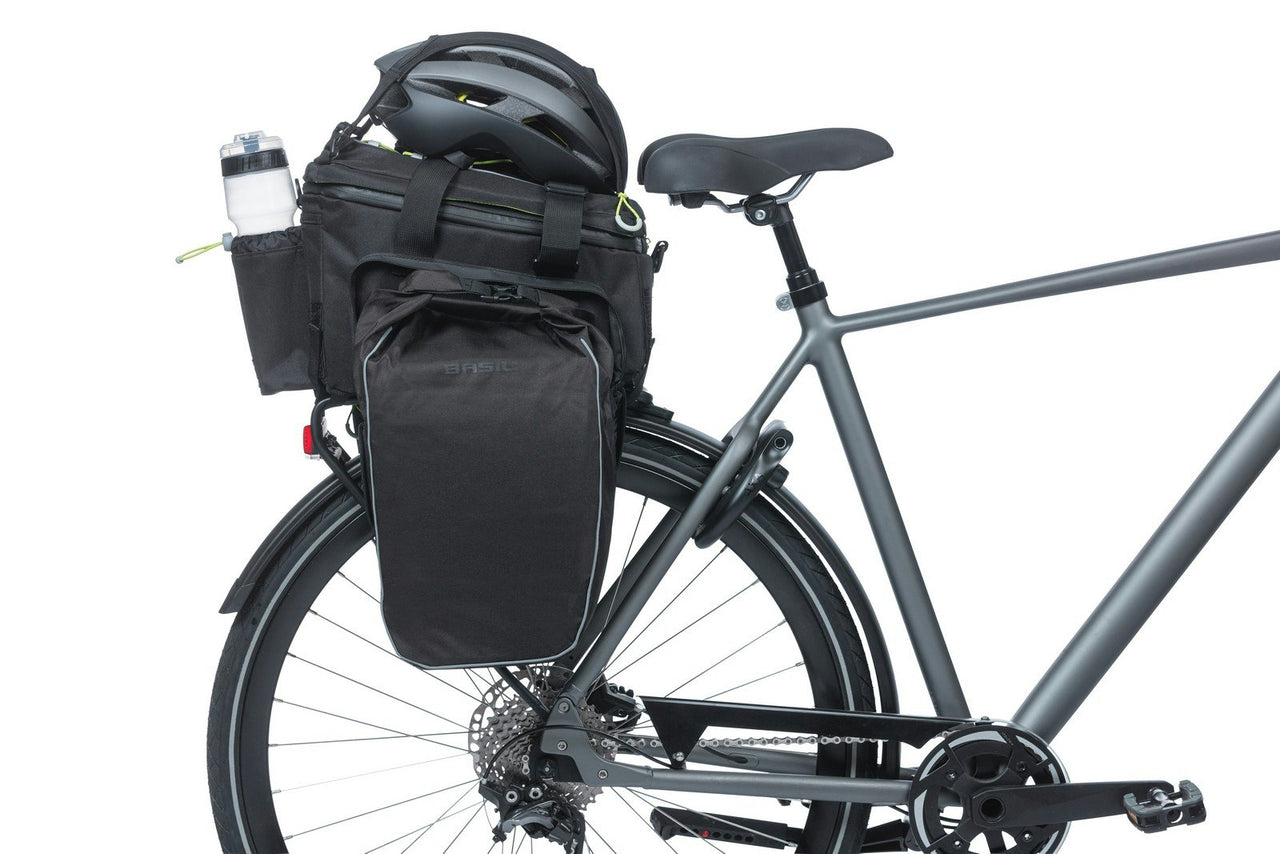 Basil Miles Trunkbag XL Pro 9-36 Litres Black/Lime