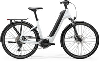 Thumbnail for MERIDA eFLOAT CITY 400 EQ I2 | PEARL WHITE(GUNMETAL GREY)