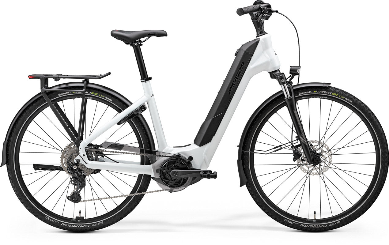 MERIDA eFLOAT CITY 400 EQ I2 | PEARL WHITE(GUNMETAL GREY)