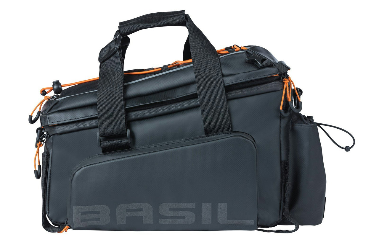 Basil Miles Tarpaulin Trunkbag XL Pro 9-36 Litres Black/Orange