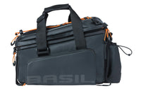 Thumbnail for Basil Miles Tarpaulin Trunkbag XL Pro 9-36 Litres Black/Orange