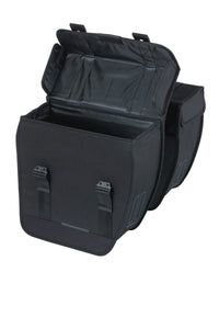 Thumbnail for Basil Tour XL Double Pannier Bag 35 Litres Black