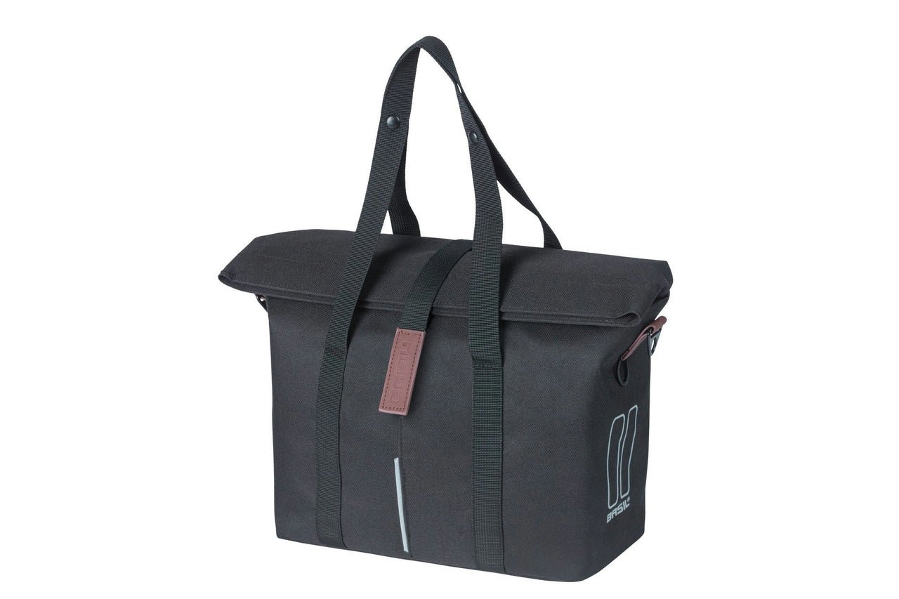 Basil City Handbag Front 8-11L Black