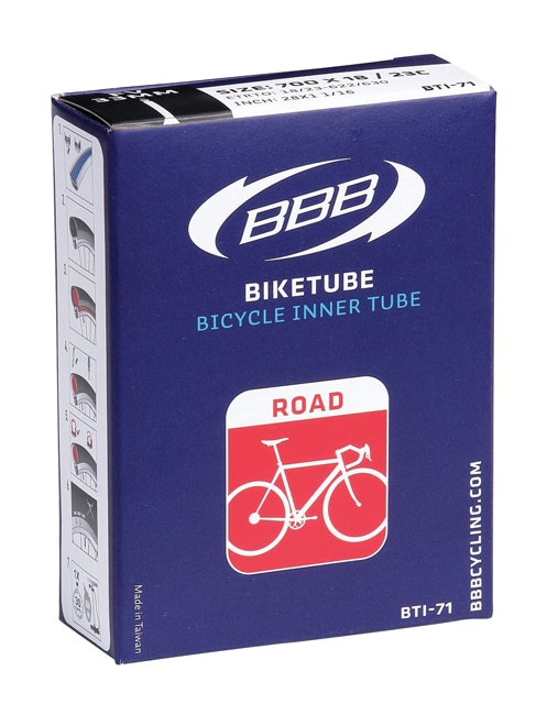 BBB Cycling Tube 700 x 18/23/25C French/Presta Valve 33mm