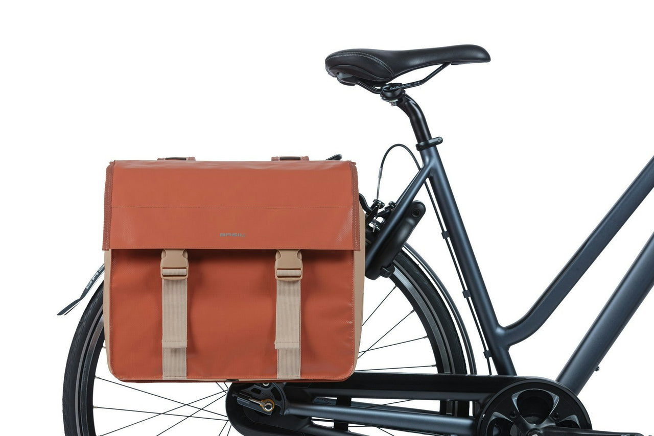 Basil Urban Load Double Pannier Bag 48-53 Litres Red