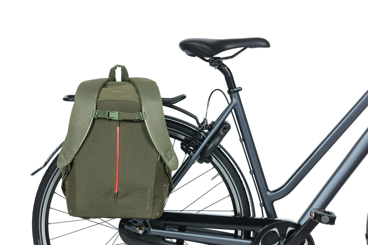 Basil B-Safe Commuter Backpack Dames Nordlicht Green