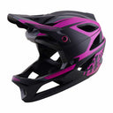 TROY LEE DESIGNS - 26.2 Stage 2 Helmet MIPS - High Vz Dark Grey / Neon Fuchs