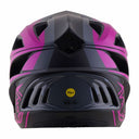 TROY LEE DESIGNS - 26.2 Stage 2 Helmet MIPS - High Vz Dark Grey / Neon Fuchs