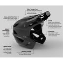 TROY LEE DESIGNS - 26.2 Stage Stunt Helmet - MIPS Drone Black