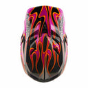 TROY LEE DESIGNS - 26.1 D4 Carbon Helmet - MIPS Torched Carbon / Magenta