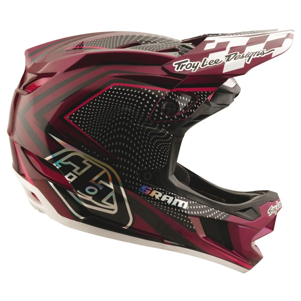 TLD 25.2 D4 CARBON HELMET MIPS LE SRAM RADIOSCAPE BLK / BERRY