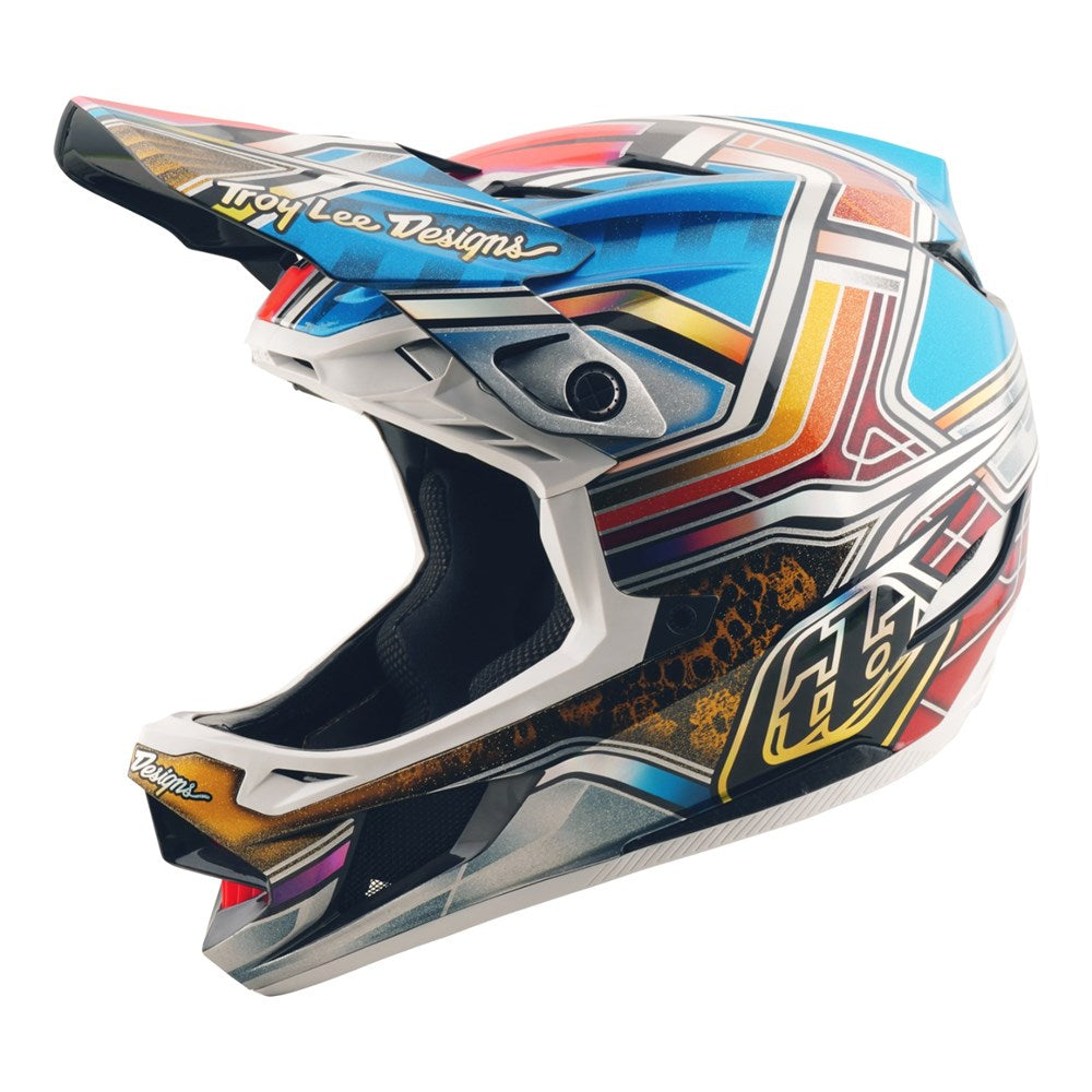 TLD 25.2 D4 CARBON HELMET MIPS LOWRIDER BLUE