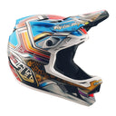 TROY LEE DESIGNS TLD 25.2 D4 Carbon Helmet MIPS Lowrider BLUE