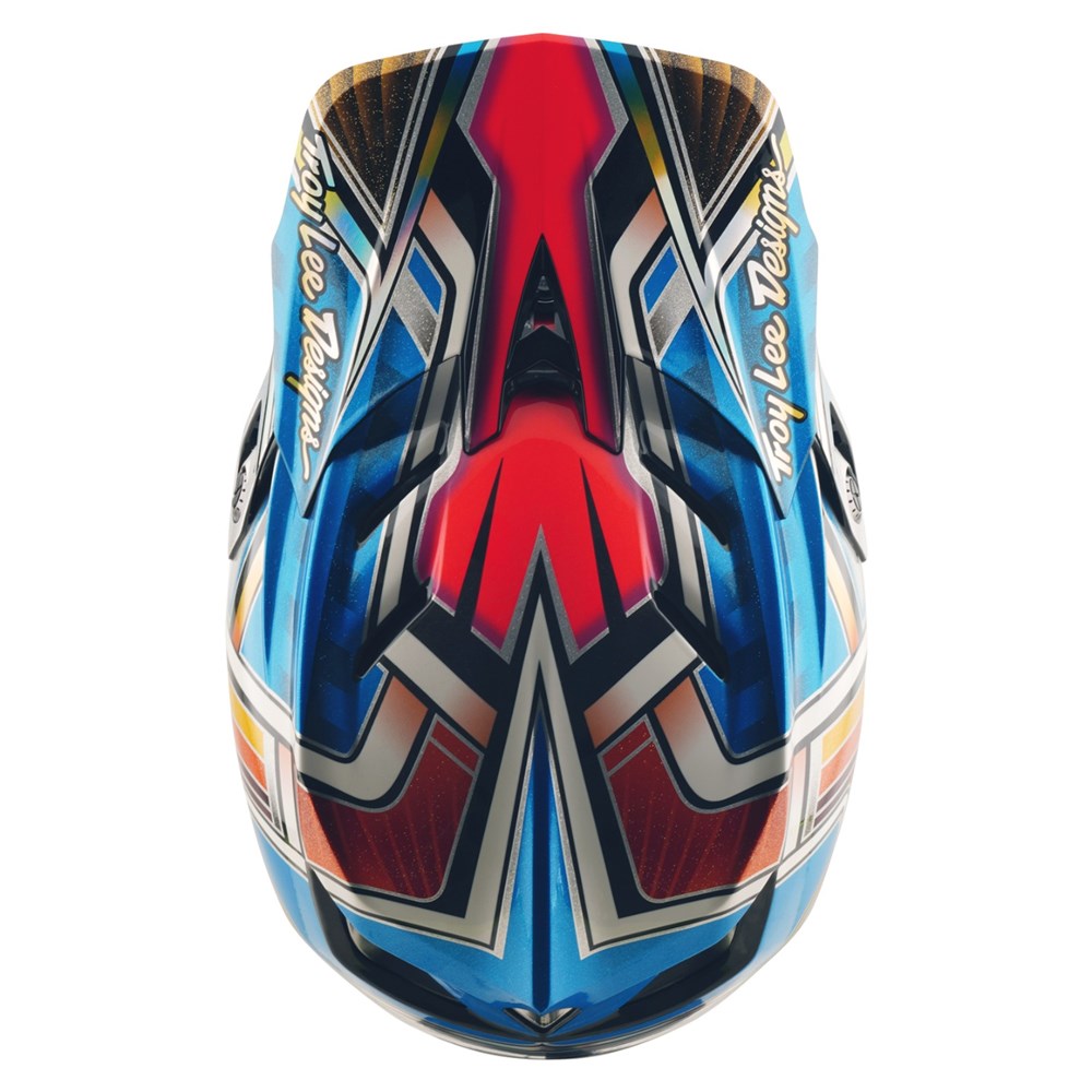 TLD 25.2 D4 CARBON HELMET MIPS LOWRIDER BLUE
