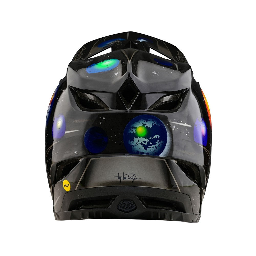 TLD D4 CARBON AS HELMET SPACIAN BLACK