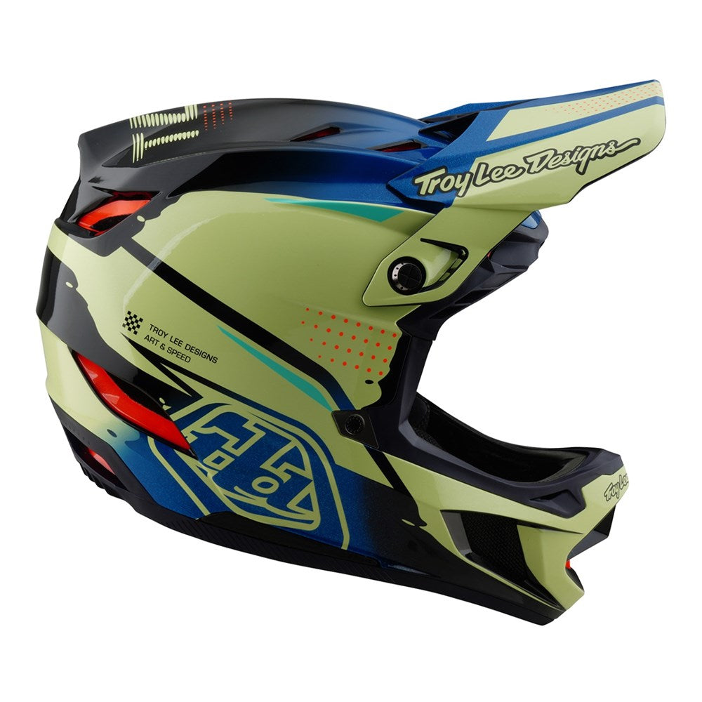 TLD 25.1 D4 COMPOSITE HELMET MIPS DRIP GLO YELLOW