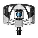 CRANKBROTHERS Pedal Mallet 3 Raw Black Light Blue Spring