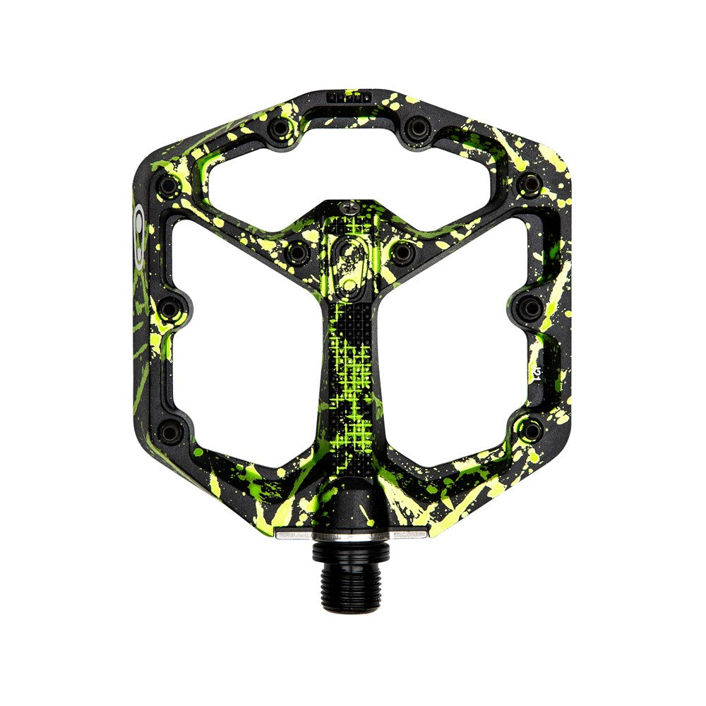 Crankbrothers Pedal Stamp 7 Small Ltd Edition Splatter Green