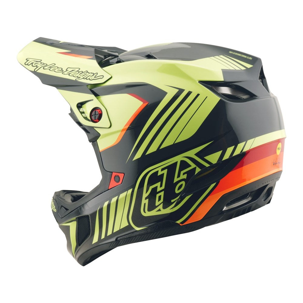 TLD 25.2 D4 POLY HELMET MIPS QUALIFER BLACK / YELLOW