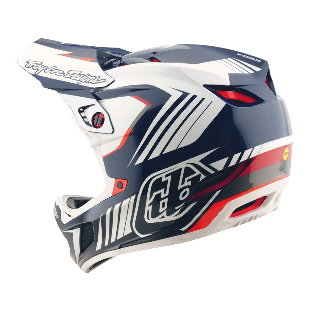 TLD 25.2 D4 POLY HELMET MIPS QUALIFER BLUE / WHITE