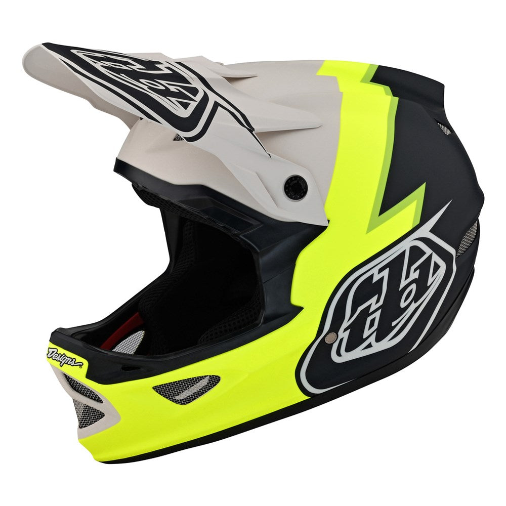 TLD 23 D3 AS Fiberlite Helmet Volt Flo Yellow