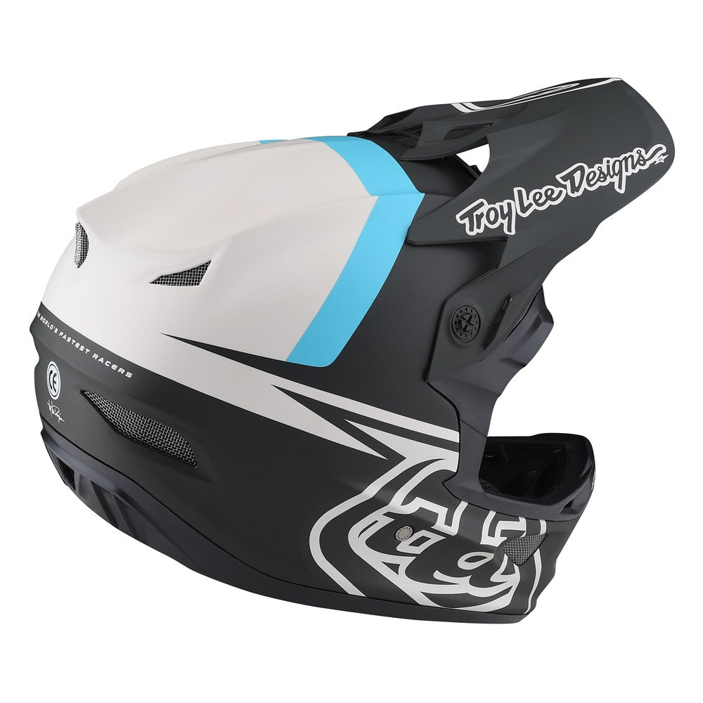 TLD D3 AS Fiberlite Helmet Slant Green