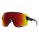 Smith Wildcat Matte Black | ChromaPop Red Mirror