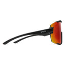 Smith Wildcat Matte Black | ChromaPop Red Mirror