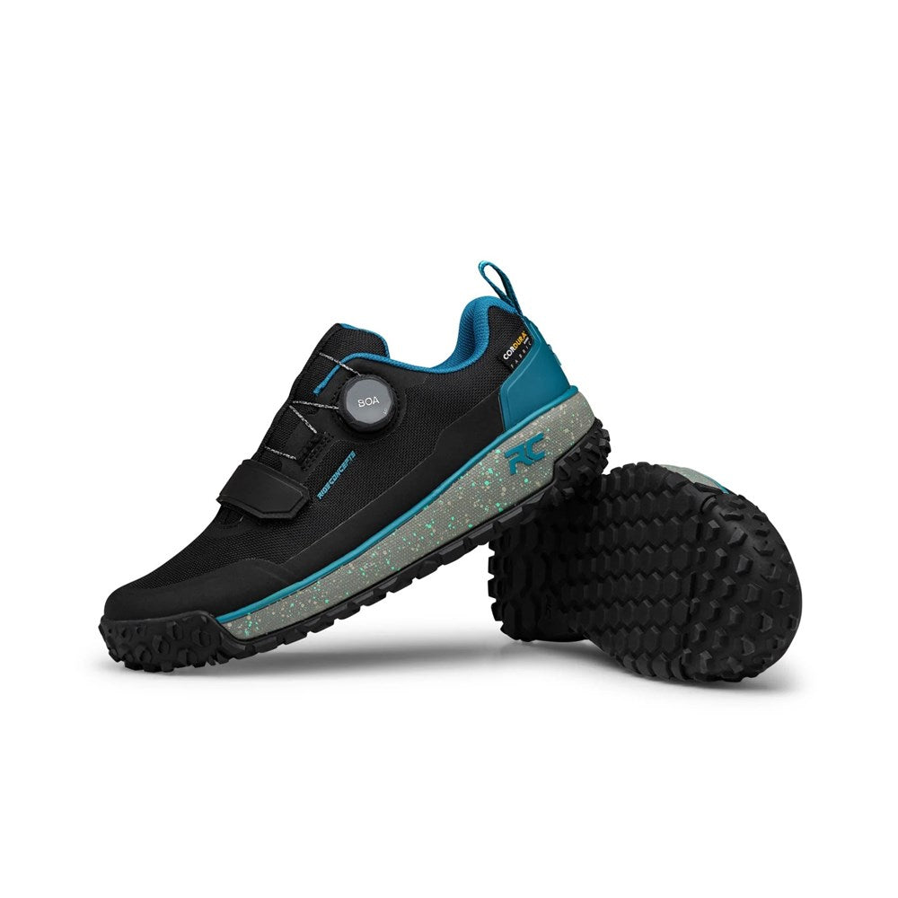 Ride Concepts Flume Womens BOA Black / Tahoe Blue