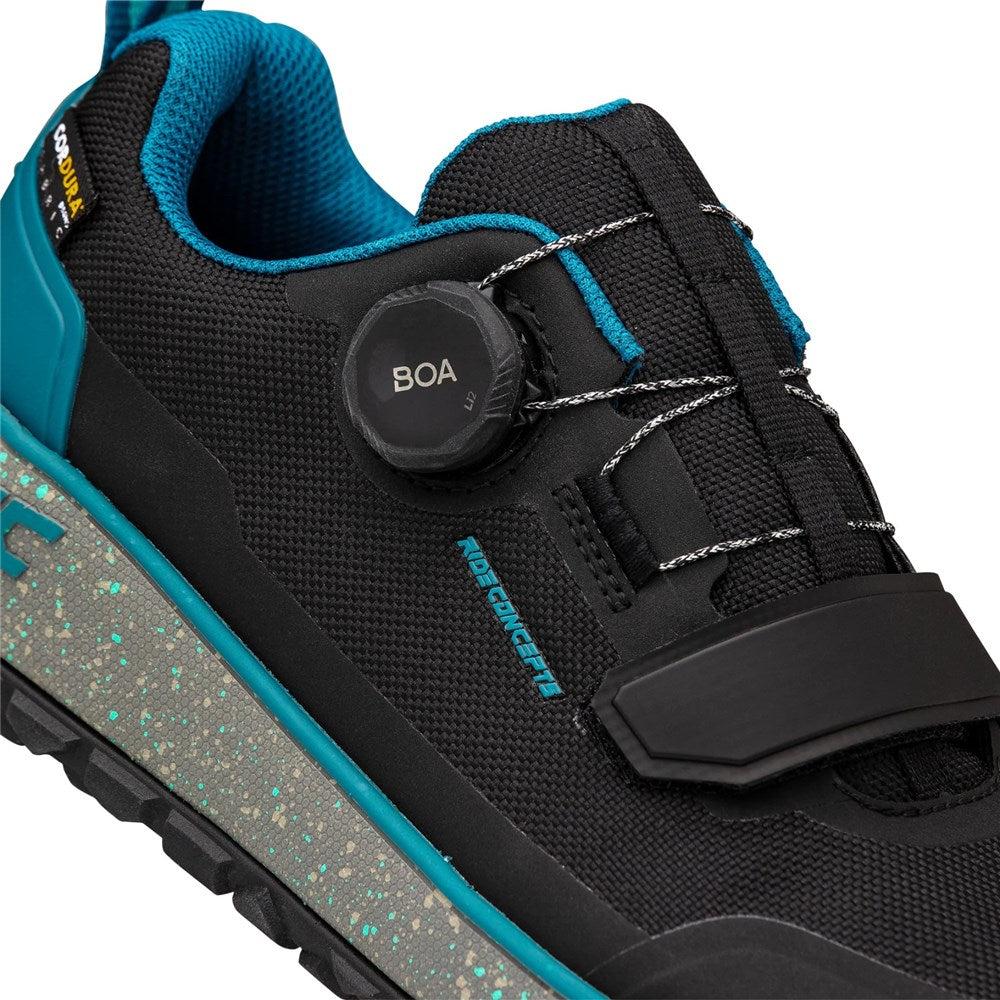 Ride Concepts Flume Womens BOA Black / Tahoe Blue