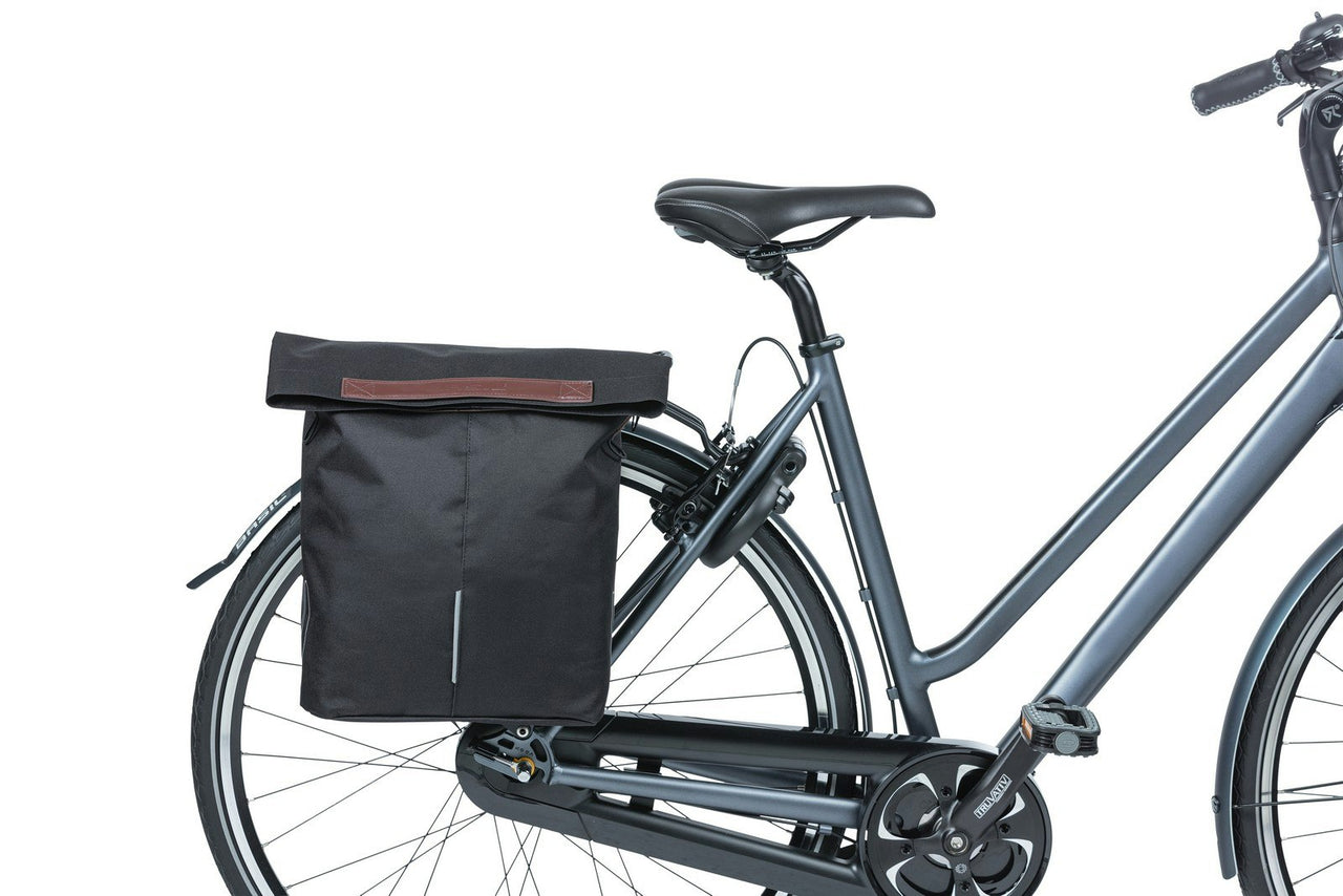 Basil City Bicycle Shopper 14-16L Black