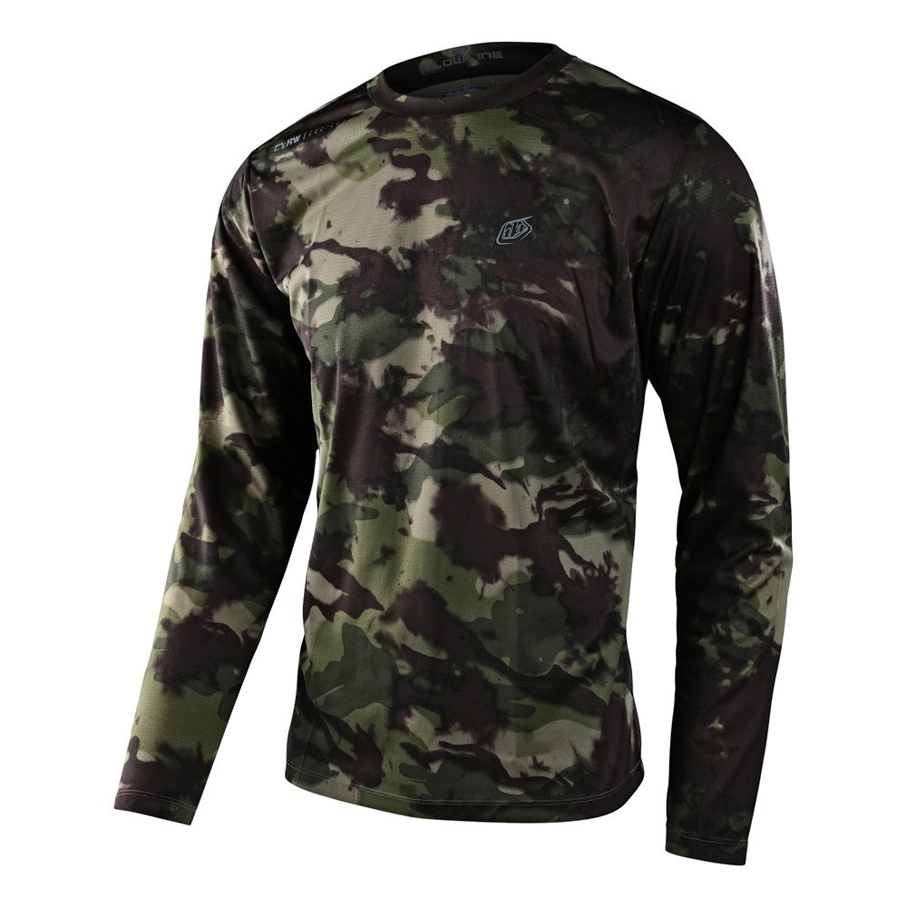 TLD 23 Flowline LS Jersey Covert Army Green