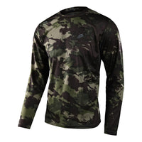 Thumbnail for TLD 23 Flowline LS Jersey Covert Army Green