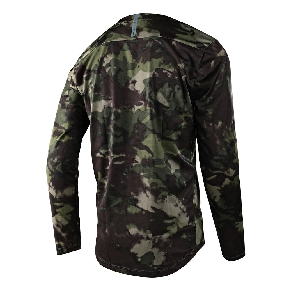 TLD 23 Flowline LS Jersey Covert Army Green