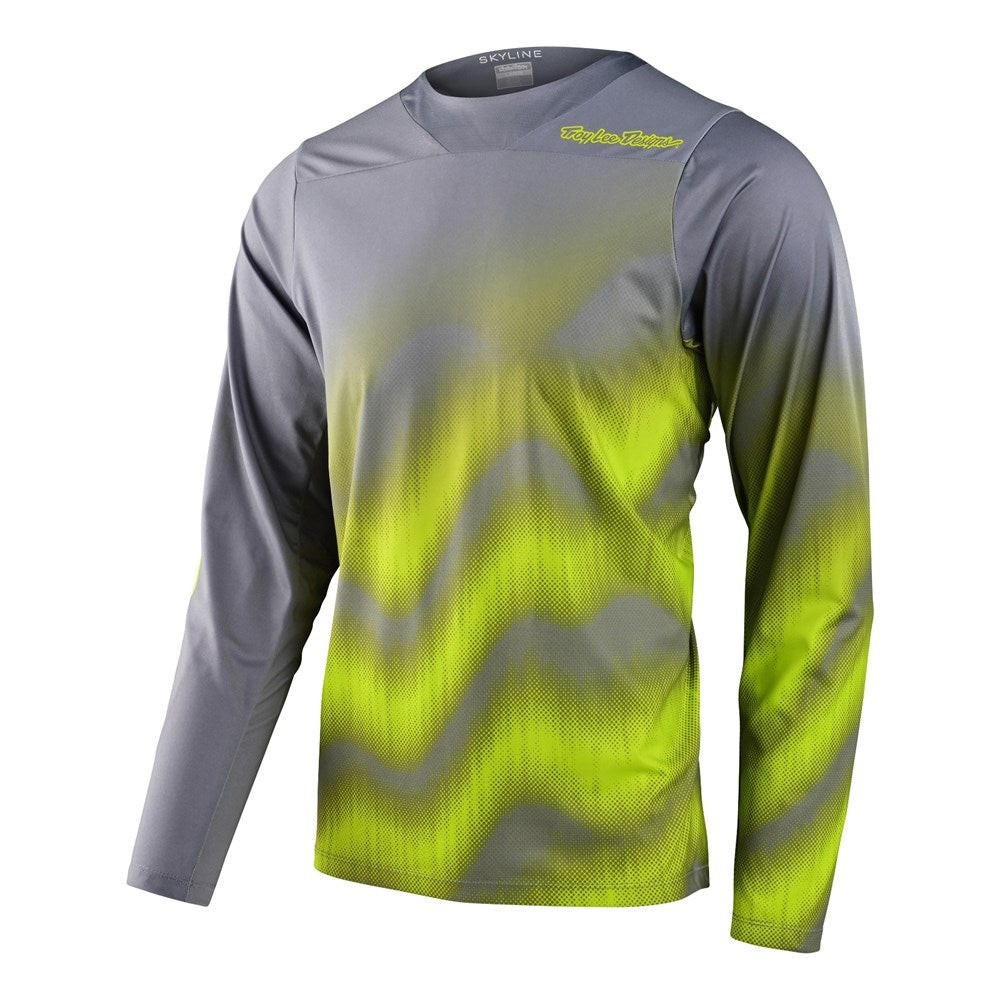 TLD 23 Skyline Chill LS Jersey Waves Lt Grey