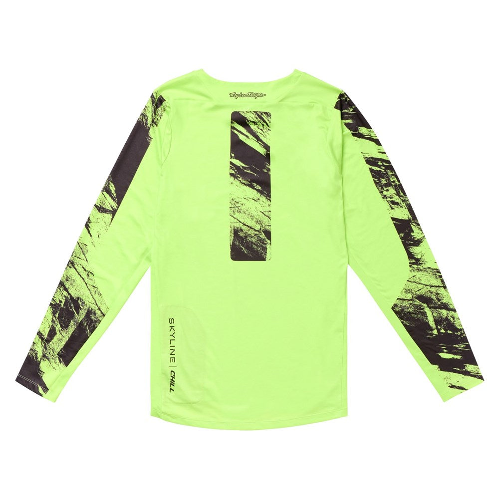 TLD 25.2 SKYLINE CHILL JERSEY ROCKSLIDE GLO YELLOW