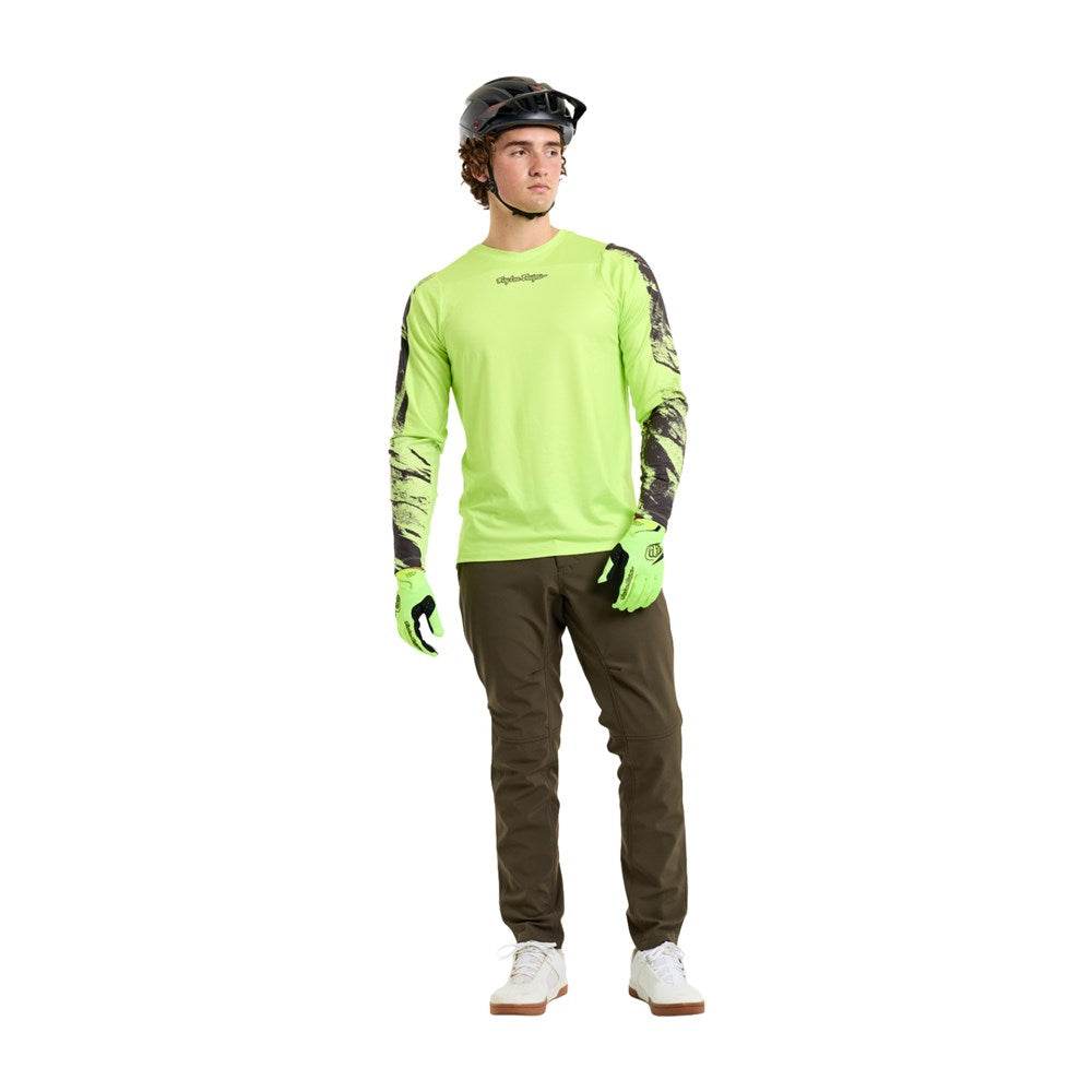 TLD 25.2 SKYLINE CHILL JERSEY ROCKSLIDE GLO YELLOW