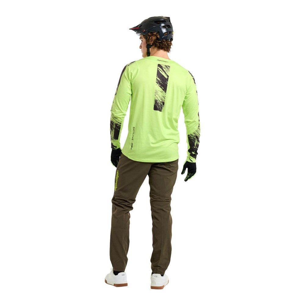 TLD 25.2 SKYLINE CHILL JERSEY ROCKSLIDE GLO YELLOW