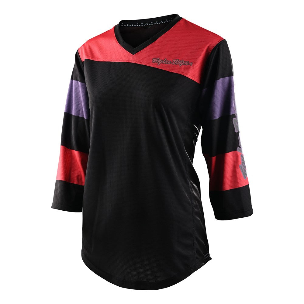 TLD 23 Womens Mischief 3/4 Jersey Rugby Firecracker