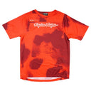 TROY LEE DESIGNS - 25.1 YTH Skyline SS Jersey - Flared Fiery Red