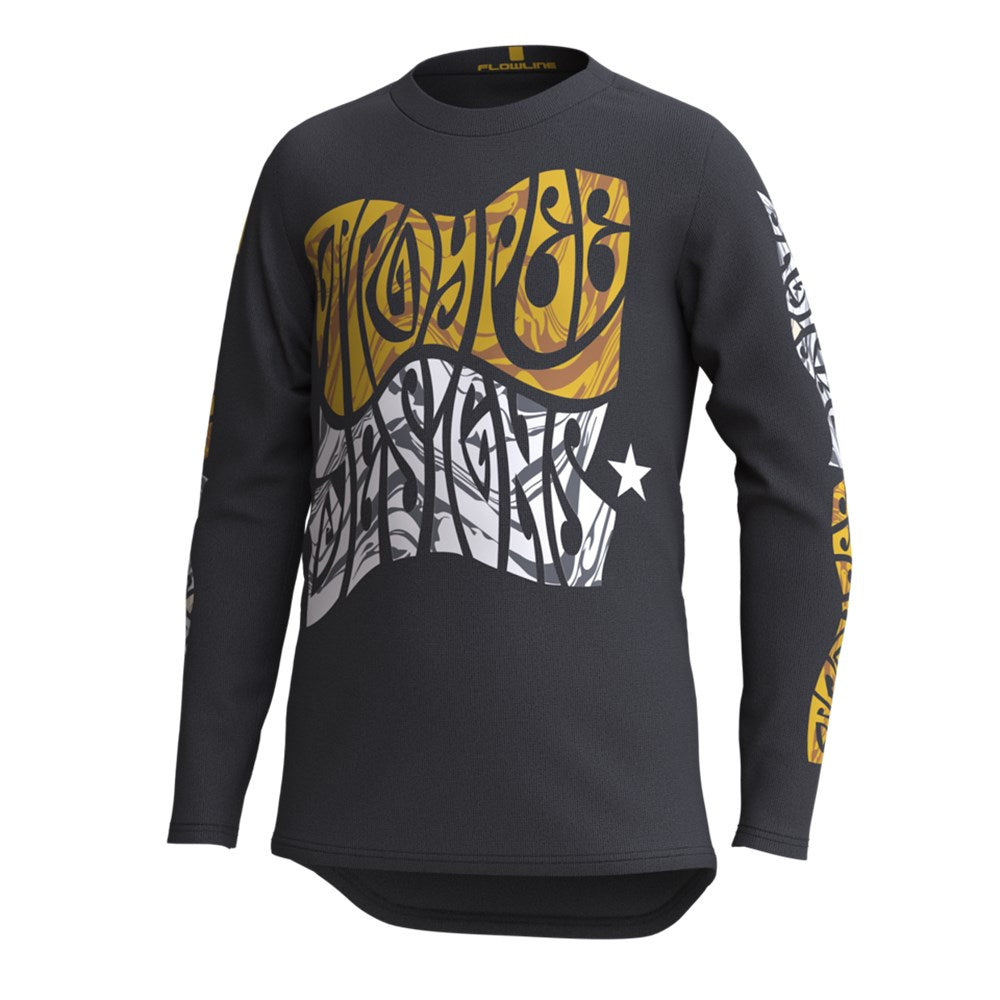 TLD 23 Flowline LS Youth Jersey Tripper Black