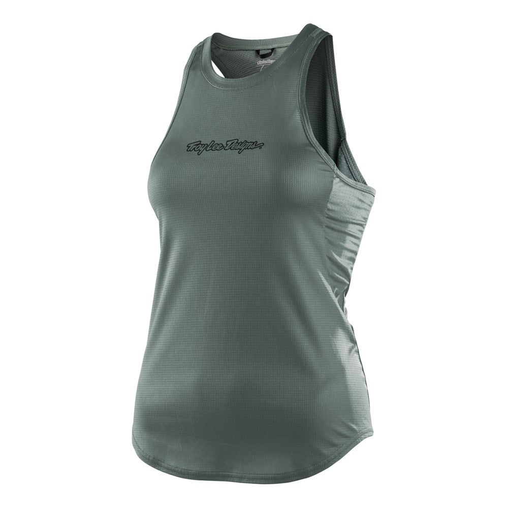 TLD 23 Womens Luxe Tank Steel Green